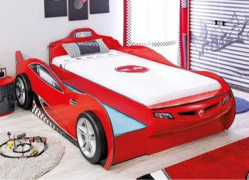 CARBED Кровать-машина Coupe с выдвижной кроватью Red 20.03.1306.00 в Хорошем - horoshee.mebel54.com | фото