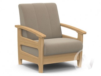 Кресло для отдыха Омега (бук лак/CATANIA LATTE) в Хорошем - horoshee.mebel54.com | фото