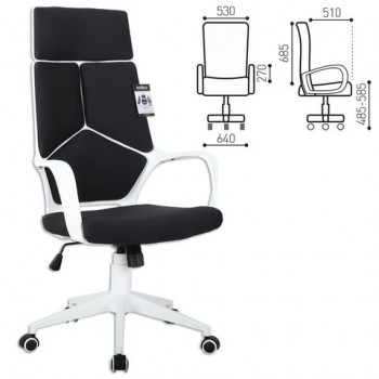 Кресло офисное BRABIX Prime EX-515 (черная ткань) в Хорошем - horoshee.mebel54.com | фото