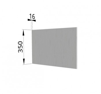 Панель торцевая (для шкафа горизонтального глубокого) ГПГ Ройс (Графит софт) в Хорошем - horoshee.mebel54.com | фото