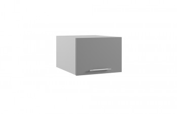 Ройс ГПГ 500 Шкаф верхний горизонтальный глубокий (Графит софт/корпус Серый) в Хорошем - horoshee.mebel54.com | фото
