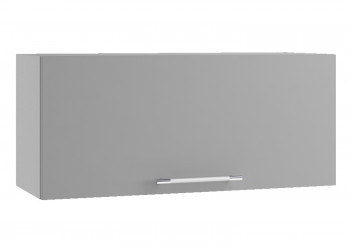Ройс ПГ 800 Шкаф верхний горизонтальный (Графит софт/корпус Серый) в Хорошем - horoshee.mebel54.com | фото