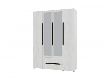 Шкаф 4-х створчатый с ящиками и зеркалами Вега (Прованс) в Хорошем - horoshee.mebel54.com | фото